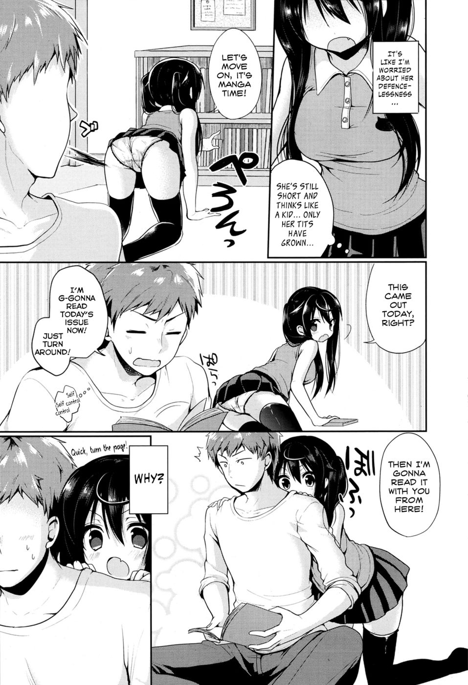 Hentai Manga Comic-Intruder from the window-Read-3